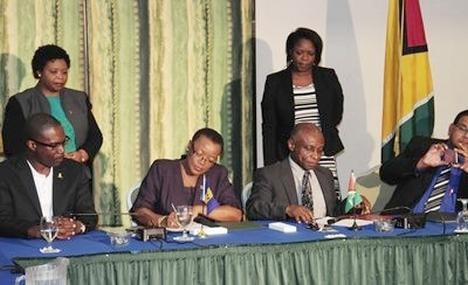 Barbados And Guyana Sign Third Joint Commission