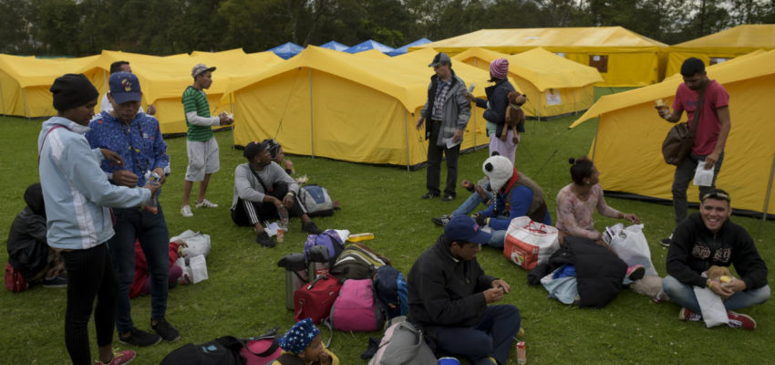 Campamento Migrantes Bogotá 850X400