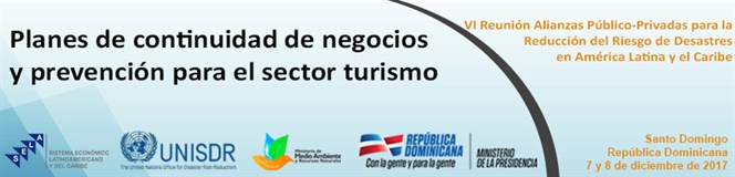 SELA: Reducción del Riesgo de Desastres sobre el Turismo se abordará en República Dominicana