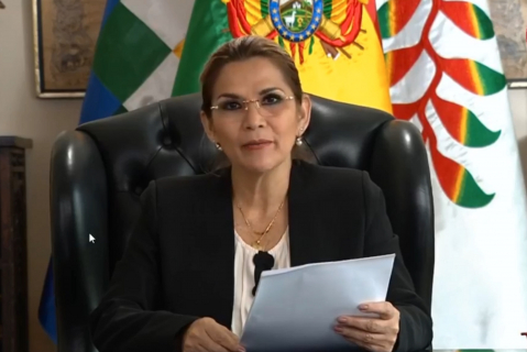 Presidenta Jeanine Áñez promulga la Ley para las elecciones del 6 de septiembre