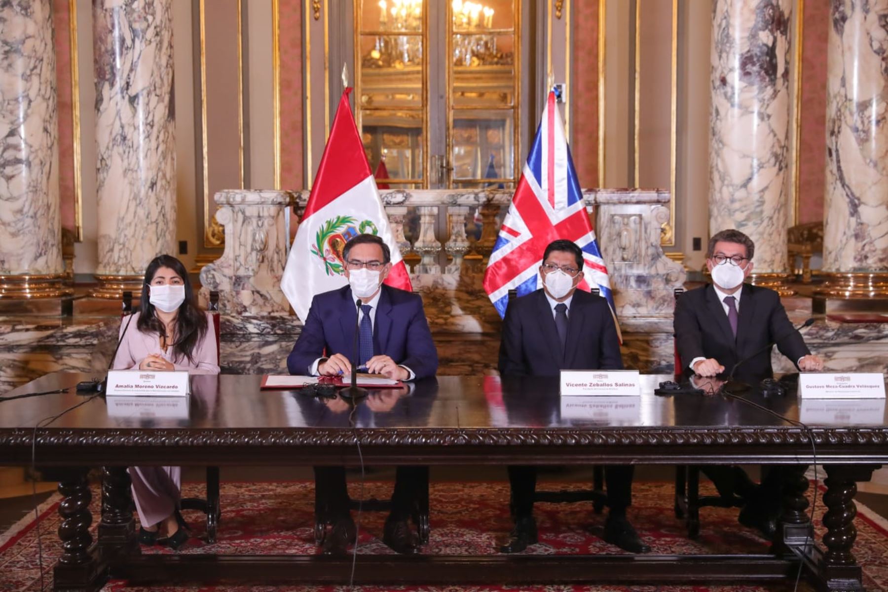 Perú y Reino Unido firman un acuerdo para ejecución de obras de reconstrucción