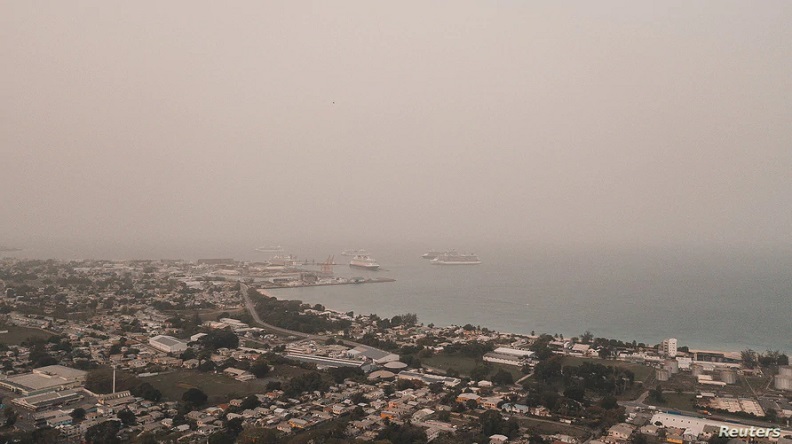 La histórica nube de polvo de 2020 del Sahara hacia el Caribe, un peligro para la salud