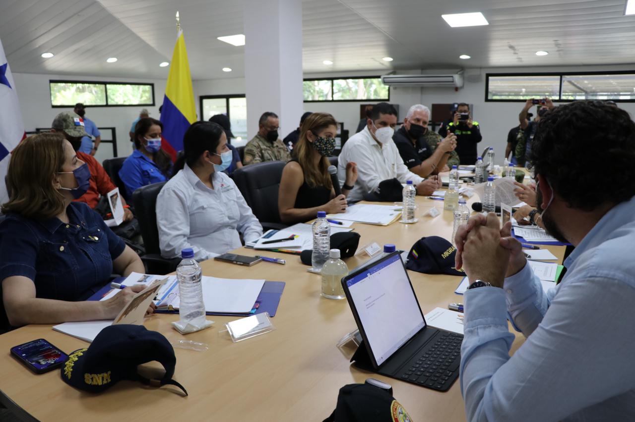 Panamá y Colombia acuerdan mecanismos para el flujo controlado de los migrantes irregulares a través de la frontera común