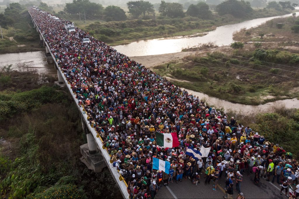 Un millón de migrantes cruza cada año la frontera sur de México