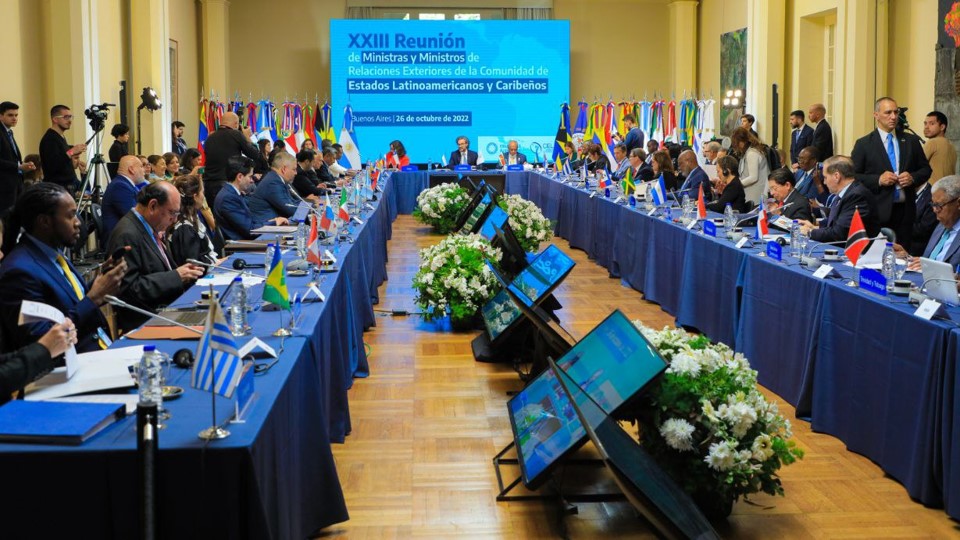 The XXIII Meeting of Foreign Ministers of the Community of Latin American and Caribbean States opens in Argentina