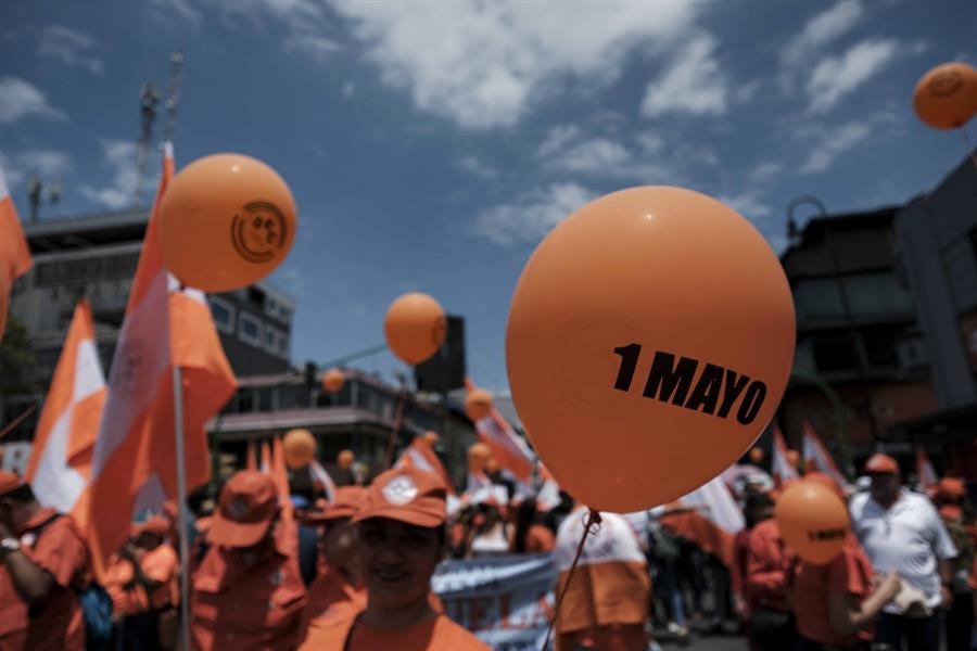 Mejores salarios pidieron los trabajadores latinoamericanos el 1 de mayo