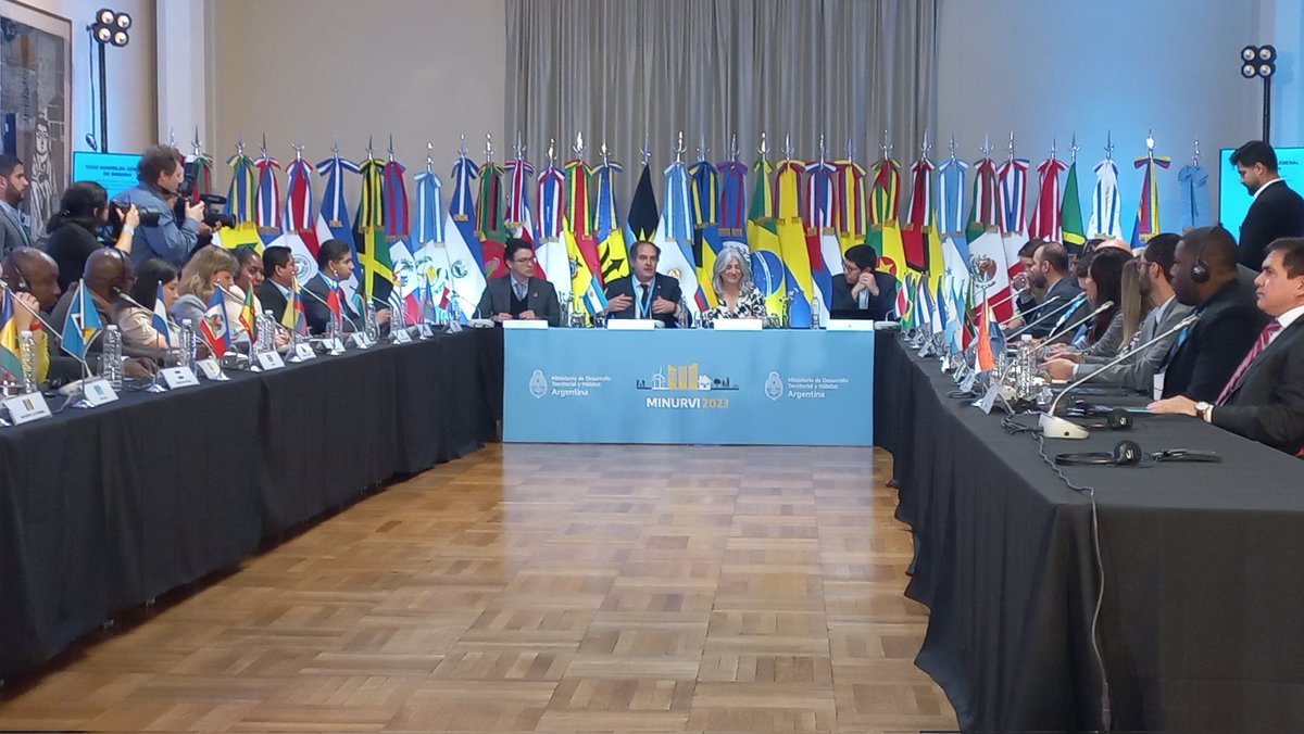 Ministros de Vivienda de Latinoamérica avanzan en Buenos Aires en conformar un bloque