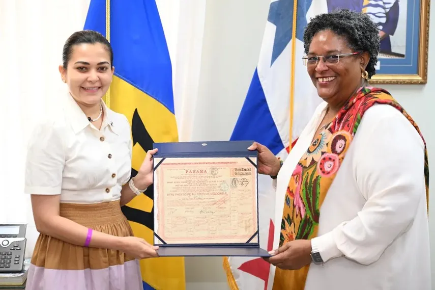 Panamá y Barbados abordan temas de interés mutuo para un futuro próspero en la región
