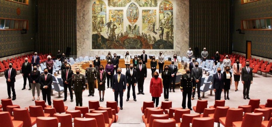 México asume presidencia del Consejo de Seguridad de la ONU