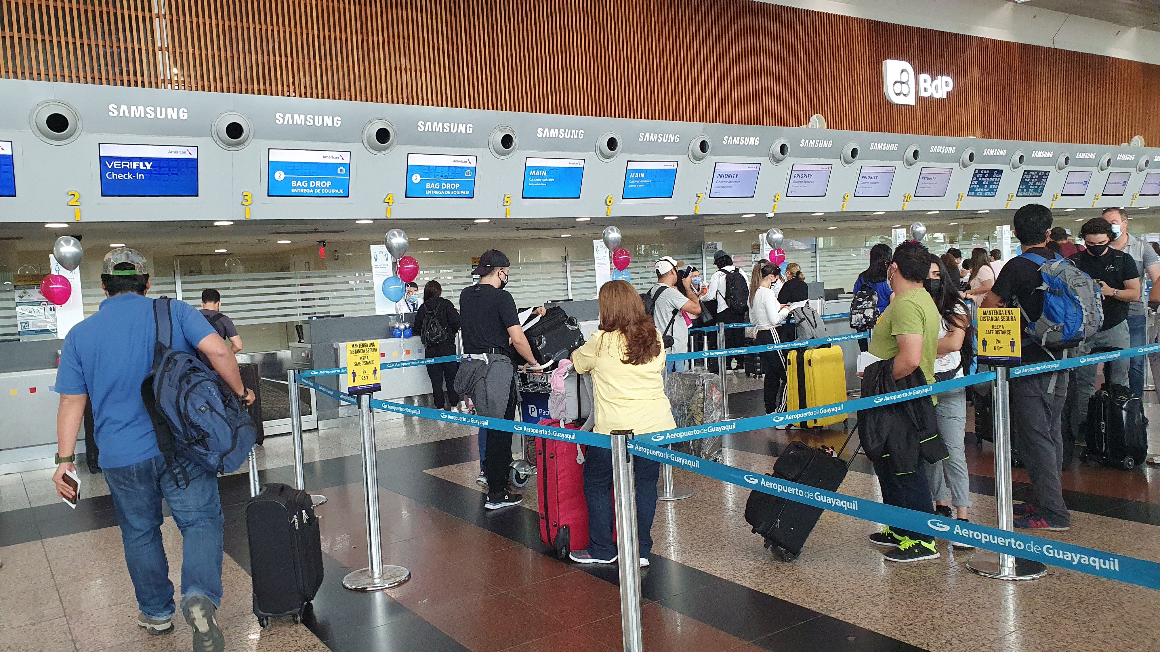 2,9 millones de pasajeros se desplazaron por aeropuertos en Ecuador, en el primer semestre de 2022