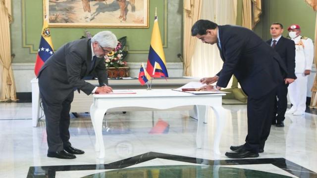 Venezuela y Colombia firman un acuerdo para promover las inversiones bilaterales