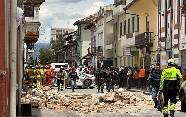 El papa Francisco expresa su solidaridad con Ecuador tras el sismo de 6,6