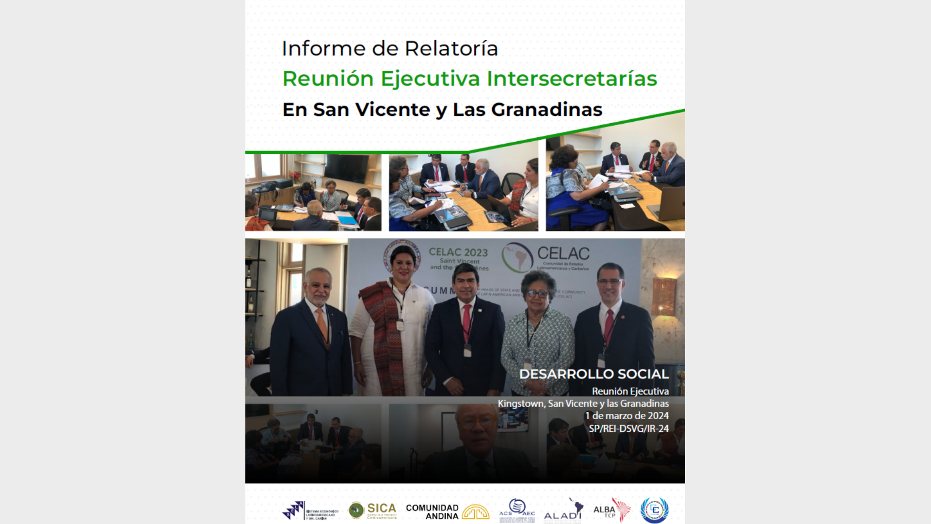 Informe de Relatoría - Reunión Ejecutiva Intersecretarías