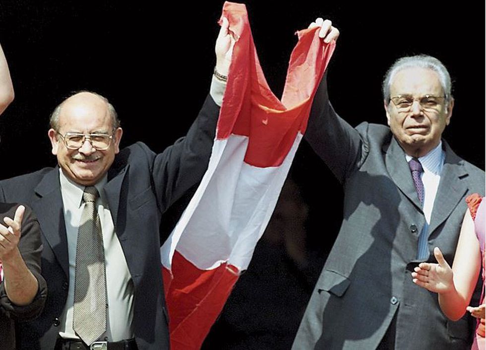 POR EL PERÚ Apuntaló la democracia con Valentín Paniagua. (Reuters)