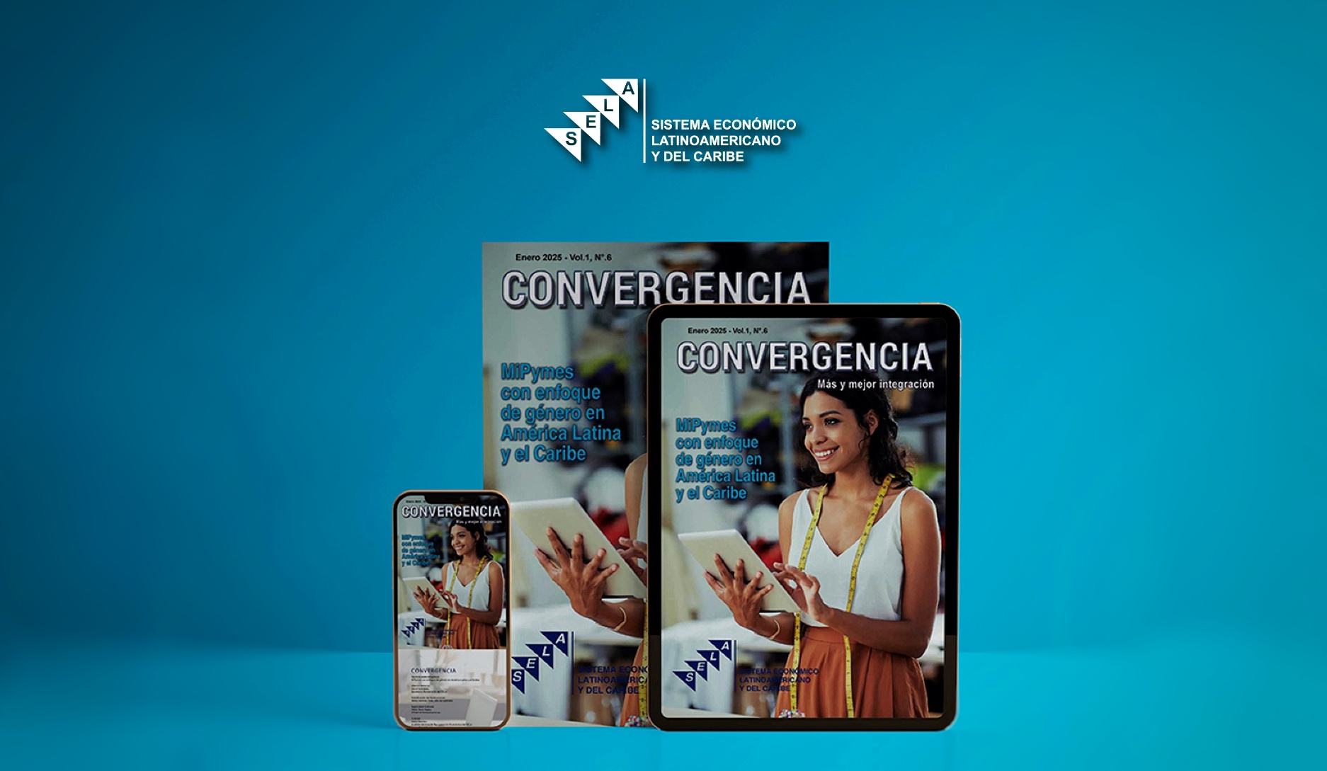Foto de SELA presenta su nueva Revista Convergencia: MiPymes con enfoque de género en América Latina y el Caribe
